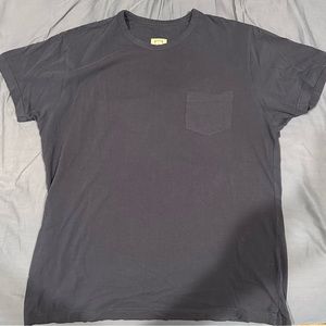 Wyr Wear Navy Split Crew T Shirt